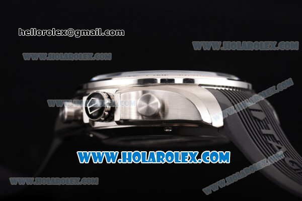 Tag Heuer Grand Carrera Calibre 36 Chrono Miyota Quartz Steel Case with Black Dial and Stick Markers - Click Image to Close